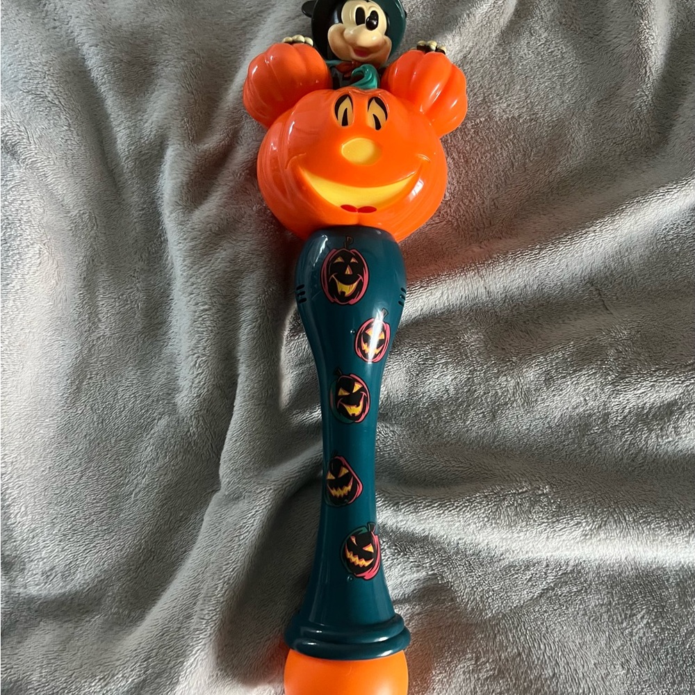 Disney Parks Halloween Mickey Light-Up Bubble Wand